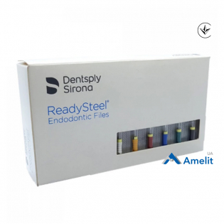 Інструмент ручний H-File READYSTEEL в асортименті (Dentsply Maillefer), 6 шт./пак.